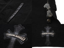 画像をギャラリービューアに読み込む, 極美品 CHROME HEARTS クロムハーツ ベスト PAPA クロスパッチ コットン ナイロン ブラック シルバー サイズS 中古 60334