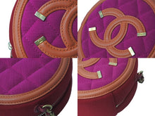 画像をギャラリービューアに読み込む, CHANEL シャネル チェーン ショルダーバッグ CCフィリグリー AP0365 28番台 コットンキャンバス ゴールド金具 美品 中古 60337