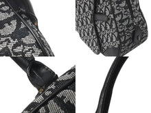 画像をギャラリービューアに読み込む, Christian Dior クリスチャンディオール ボストンバッグ ダブルサドルバッグ トロッター柄 キャンバス ブラック 良品 中古 60343