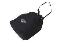 Load image into Gallery viewer, PRADA プラダ 巾着ポーチ トライアングルロゴ ナイロン ブラック シルバー金具 バッグ 小物入れ MV369 良品 中古 60354