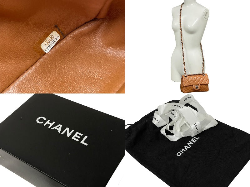 CHANEL シャネル チェーンショルダーバッグ ミニマトラッセ キャビア