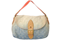 画像をギャラリービューアに読み込む, LOUIS VUITTON ルイヴィトン ショルダーバッグ サンレイ M40416 モノグララムデニム ピンク グラデーション 良品 中古 60382