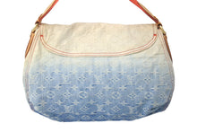 画像をギャラリービューアに読み込む, LOUIS VUITTON ルイヴィトン ショルダーバッグ サンレイ M40416 モノグララムデニム ピンク グラデーション 良品 中古 60382