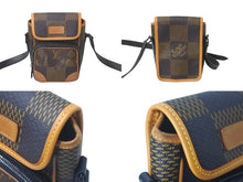 画像をギャラリービューアに読み込む, LOUIS VUITTON ルイヴィトン×NIGO ショルダーバッグ アマゾン スリングバッグ N40357 ブラウン ブラック 中古 60393