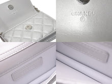 画像をギャラリービューアに読み込む, 新品未使用 CHANEL シャネル ショルダーバッグ ココマーク スター シルバー ラインストーン イヤーズ ギフト シルバー金具 中古 60398