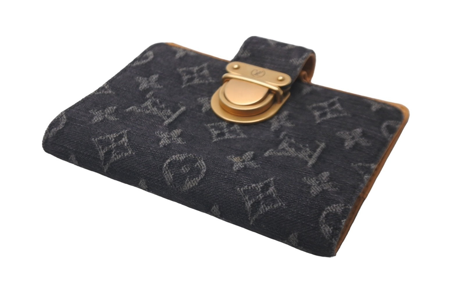 LOUIS VUITTON ルイヴィトン 手帳カバー アジェンダ PM コアラ モノグラム デニム イニシャル R21038 ゴールド金具 美品 中古  60419 – Casanova Vintage