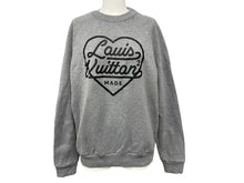 画像をギャラリービューアに読み込む, LOUIS VUITTON ルイヴィトン × NIGO 22SS プリンテッドハート スウェット グレー RM221M UYR HMY02W サイズXS 美品 中古 60430