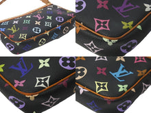 Load image into Gallery viewer, LOUIS VUITTON ルイヴィトン ハンドバッグ ポシェット アクセソワール M92648 マルチカラー ノワール ゴールド金具 中古 60440