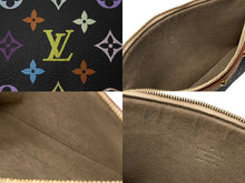 Load image into Gallery viewer, LOUIS VUITTON ルイヴィトン ハンドバッグ ポシェット アクセソワール M92648 マルチカラー ノワール ゴールド金具 中古 60440