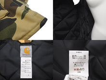 画像をギャラリービューアに読み込む, A BATHING APE × CARHARTT アベイシングエイプ カーハート ダック ワークベスト 06AW サイズS カモ柄 ACE-04704 美品 中古 60476