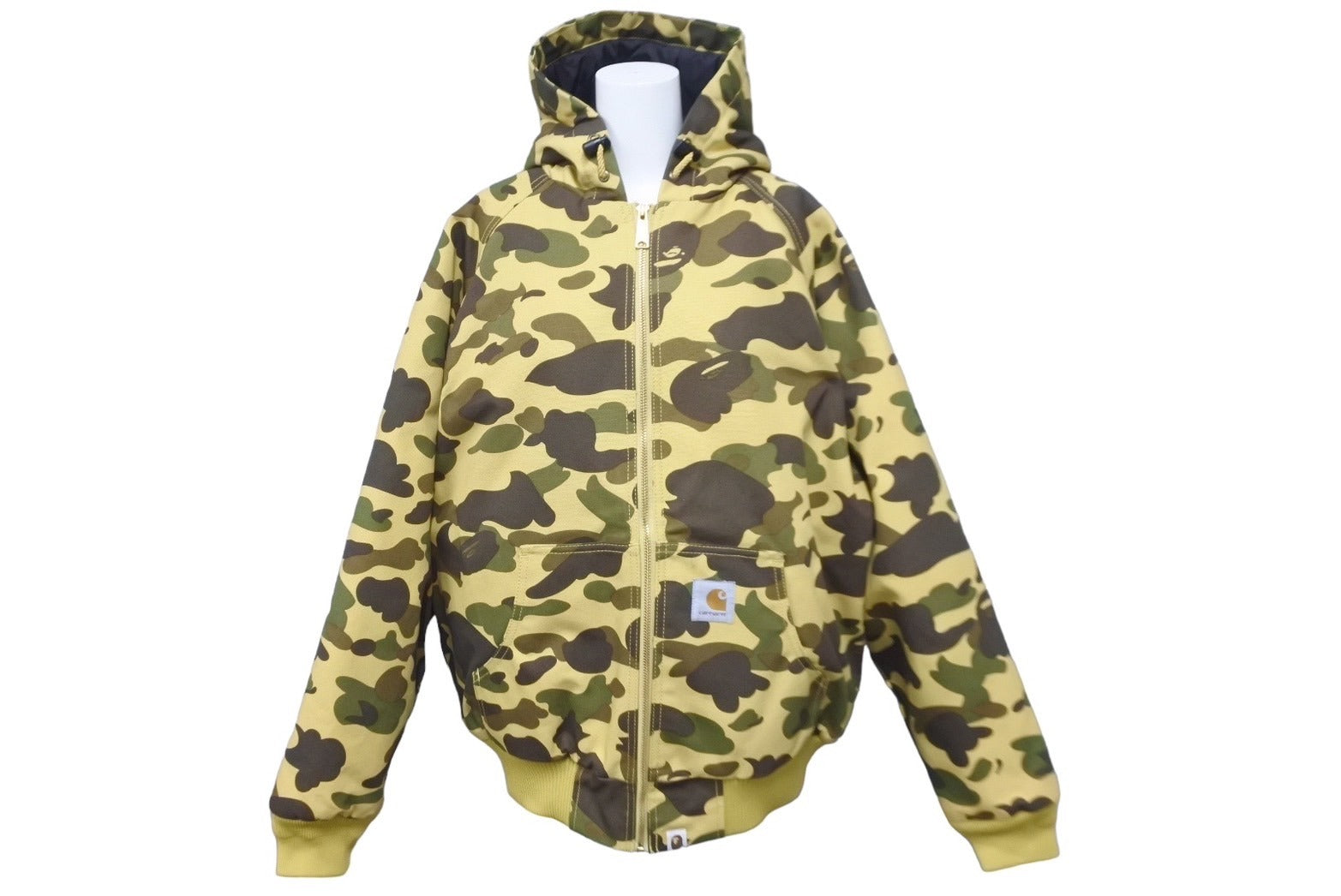 極美品 A BATHING APE × CARHARTT アベイシングエイプ カーハート アクティブジャケット 06AW サイズM カモ柄  ACE-04703 中古 60477 – Casanova Vintage