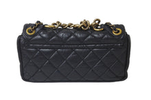 画像をギャラリービューアに読み込む, 極美品 CHANEL シャネル チェーンショルダーバッグ マトラッセ 18番台 パリボンベイ ヴィンテージレザー ブラック 中古 60482