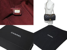 画像をギャラリービューアに読み込む, 極美品 CHANEL シャネル チェーンショルダーバッグ マトラッセ 18番台 パリボンベイ ヴィンテージレザー ブラック 中古 60482