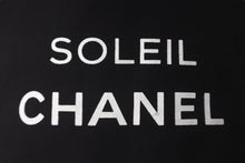 画像をギャラリービューアに読み込む, CHANEL シャネル リュック デイパック キャンバス SOLEIL CHANEL ロゴ 巾着 ノベルティ ブラック ホワイト 良品 中古 60485