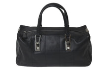 Load image into Gallery viewer, CHANEL シャネル ハンドバッグ チョコバー ココマーク 7番台 ラムスキン ブラック シルバー金具 美品 中古 60515