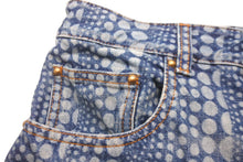 Load image into Gallery viewer, 新品同様品 LOUIS VUITTON ルイヴィトン デニムパンツ 草間彌生 インフィニティドット 1AB6OE ブルー サイズ29 中古 60531