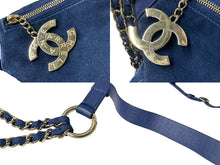 Load image into Gallery viewer, 極美品 CHANEL Pharrell Williams シャネル ファレルウィリアムズ CCウエストバッグ カプセルコレクション 26番台 ブルー 中古 60538