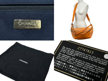 画像をギャラリービューアに読み込む, 新品同様 CHANEL Pharrell Williams シャネル ファレルウィリアムズ CCウエストバッグ カプセルコレクション 27番台 オレンジ 中古 60539