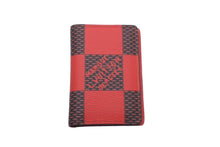 画像をギャラリービューアに読み込む, 新品同様 LOUIS VUITTON ルイヴィトン ダミエ オーガナイザードゥポッシュ N40614 キャンバス カードケース ルージュ 中古 60546
