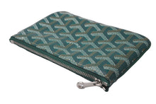 画像をギャラリービューアに読み込む, 極美品 GOYARD ゴヤール ポーチ セナ ミニ SENAT2MINTY09CL09P ヘリンボーン柄 グリーン ホワイト 中古 60547