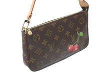 Load image into Gallery viewer, 新品未使用 LOUIS VUITTON ルイヴィトン ポシェット アクセソワール ブラウン モノグラム チェリー 村上隆 M95008 中古 60592