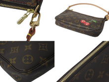 Load image into Gallery viewer, 新品未使用 LOUIS VUITTON ルイヴィトン ポシェット アクセソワール ブラウン モノグラム チェリー 村上隆 M95008 中古 60592