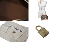 画像をギャラリービューアに読み込む, LOUIS VUITTON ルイヴィトン ハンドバッグ アルマ BB モノグラムキャンバス ブラウン M53152 ゴールド金具 美品 中古 60605