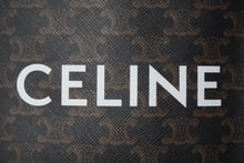 Load image into Gallery viewer, 極美品 CELINE セリーヌ 2WAYショルダーバッグ ミニバーティカルカバ トリオンフ 194372BZK.04LU ブラウン ゴールド金具 中古 60612