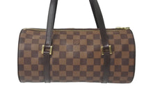 画像をギャラリービューアに読み込む, LOUIS VUITTON ルイヴィトン ハンドバッグ ブラウン ドラム型 筒状 ダミエ パピヨン26 N51304 美品 中古 60617