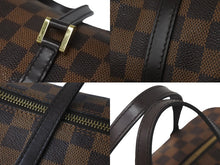 画像をギャラリービューアに読み込む, LOUIS VUITTON ルイヴィトン ハンドバッグ ブラウン ドラム型 筒状 ダミエ パピヨン26 N51304 美品 中古 60617