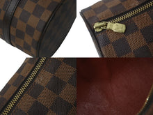 画像をギャラリービューアに読み込む, LOUIS VUITTON ルイヴィトン ハンドバッグ ブラウン ドラム型 筒状 ダミエ パピヨン26 N51304 美品 中古 60617