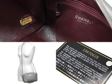 画像をギャラリービューアに読み込む, CHANEL シャネル チェーンショルダーバッグ マトラッセ ラムスキン ダイヤモンドCC 19番台 2014年 グレー 美品 中古 60636