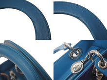 画像をギャラリービューアに読み込む, Christian Dior クリスチャンディオール ハンドバッグ 2WAY レディディオール トリコロール ラムスキン M0550PTRI 美品 中古 4c060119