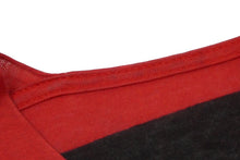 画像をギャラリービューアに読み込む, SAINT LAURENT PARIS サンローランパリ 半袖Ｔシャツ ボーダー レッド ブラック コットン サイズXS 387885 美品 中古 60704