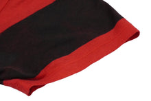 画像をギャラリービューアに読み込む, SAINT LAURENT PARIS サンローランパリ 半袖Ｔシャツ ボーダー レッド ブラック コットン サイズXS 387885 美品 中古 60704