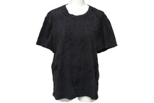 画像をギャラリービューアに読み込む, LANVIN ランバン 半袖Ｔシャツ 総柄プリント 靴柄 コットン グレー スリット入り M20TS4B008 良品 中古 60706