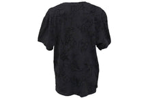 画像をギャラリービューアに読み込む, LANVIN ランバン 半袖Ｔシャツ 総柄プリント 靴柄 コットン グレー スリット入り M20TS4B008 良品 中古 60706