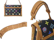 画像をギャラリービューアに読み込む, 極美品 LOUIS VUITTON ルイヴィトン ハンドバッグ アイラブモノグラム サックラバ Eye Need You ブラック マルチ M92054 中古 60758