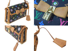 画像をギャラリービューアに読み込む, 極美品 LOUIS VUITTON ルイヴィトン ハンドバッグ アイラブモノグラム サックラバ Eye Need You ブラック マルチ M92054 中古 60758