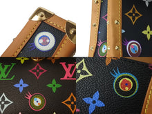 画像をギャラリービューアに読み込む, 極美品 LOUIS VUITTON ルイヴィトン ハンドバッグ アイラブモノグラム サックラバ Eye Need You ブラック マルチ M92054 中古 60758