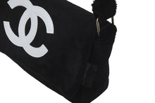 画像をギャラリービューアに読み込む, 極美品 CHANEL シャネル ショルダーバッグ ココマーク パイル ブラック シルバー金具 中古 60760