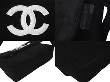 画像をギャラリービューアに読み込む, 極美品 CHANEL シャネル ショルダーバッグ ココマーク パイル ブラック シルバー金具 中古 60760