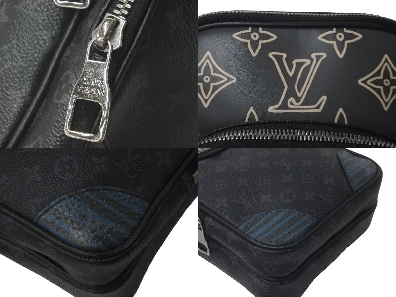 LOUIS VUITTON ルイ ヴィトン ショルダーバッグ アマゾンスリングバッグ モノグラムエクリプス M45439 ブラック 美品 中古  60771 – Casanova Vintage