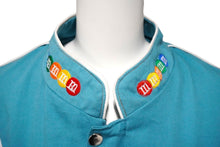 画像をギャラリービューアに読み込む, JH Design ジェイエイチデザイン M&amp;M'sレーシングジャケット ワッペン Lサイズ ブルー 美品 中古 60794