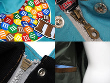 画像をギャラリービューアに読み込む, JH Design ジェイエイチデザイン M&amp;M'sレーシングジャケット ワッペン Lサイズ ブルー 美品 中古 60794