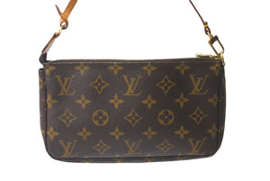 極美品 LOUIS VUITTON ルイヴィトン アクセサリーポーチ ポシェットアクセソワール M51980 モノグラム 中古 60823