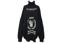Load image into Gallery viewer, BALENCIAGA バレンシアガ ニット WFPロゴ ウール オーバーサイズ タートルネック K80 542703 T1507 サイズXL 美品 中古 60894