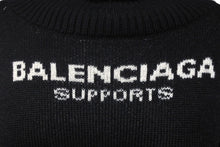 Load image into Gallery viewer, BALENCIAGA バレンシアガ ニット WFPロゴ ウール オーバーサイズ タートルネック K80 542703 T1507 サイズXL 美品 中古 60894