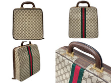 画像をギャラリービューアに読み込む, GUCCI グッチ インテリア タイプライターケース オリベッティコラボ GGスプリームキャンバス シェリーライン 良品 中古 60957