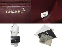 画像をギャラリービューアに読み込む, CHANEL シャネル マトラッセ チェーンショルダーバッグ ココマーク 5番台 プッシュロック ブラック ラムスキン ゴールド金具 美品 中古 60963